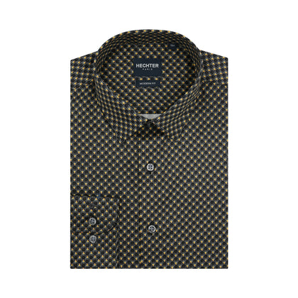 Hechter 100% Cotton Long Sleeved Shirt - Col 01