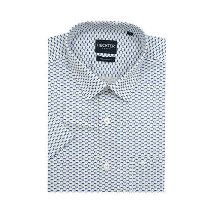 Hechter 100% Cotton Short-Sleeved Shirt - Col 01