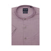 Hechter Wrinkle Free Mandarin Collar Short-Sleeved Shirt (DRCSR2123) - Purple