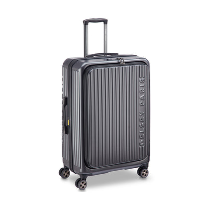 DELSEY PARIS 76cm Securitime Zip Hard Case Spinner - Anthracite