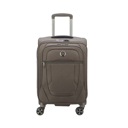 Delsey Paris Helium DLX 55cm Cabin 4 Double Wheels Expandable Trolley Case - Mocha