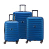 Delsey Paris 55cm Shadow 5.0 Double Wheels Expandable Trolley Case - Blue