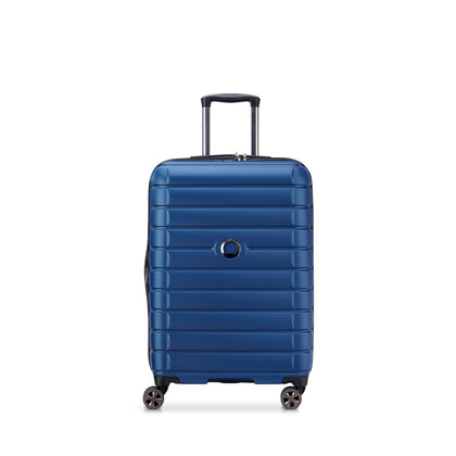 Delsey Paris 55cm Shadow 5.0 Double Wheels Expandable Trolley Case - Blue
