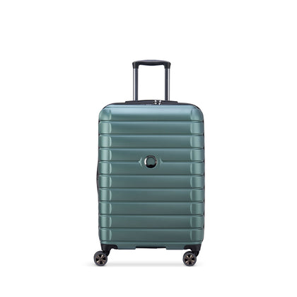 Delsey Paris 55cm Shadow 5.0 Double Wheels Expandable Trolley Case - Green