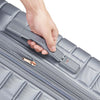 Delsey Paris 55cm Shadow 5.0 Double Wheels Expandable Trolley Case - Silver