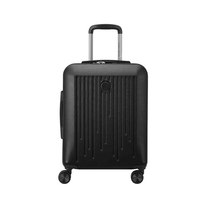 Delsey Paris Christine 55cm 4 Double Wheels Expandable Cabin Trolley Case - Black