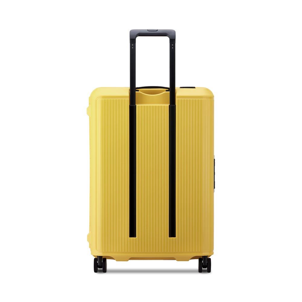 Delsey Paris Securitech Stone 66cm 4 Double Wheels Clip Trolley Case (Light Weight) - Yellow