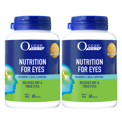 Ocean Health Nutrition For Eyes 60 Caplets - Bundle of 2