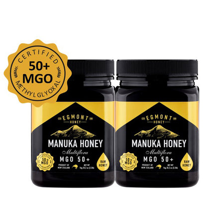 EGMONT Manuka Honey MGO 50+ 1kg - Bundle of 2