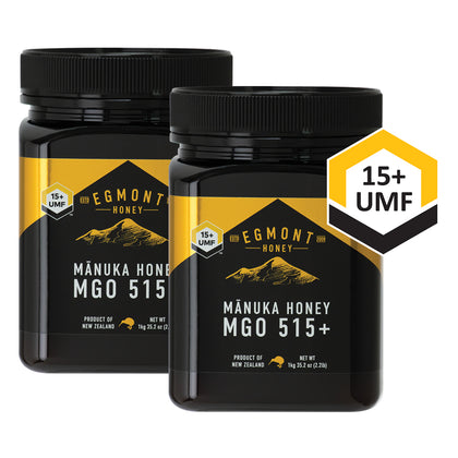 EGMONT Manuka Honey UMF 15+ 1kg - Bundle of 2