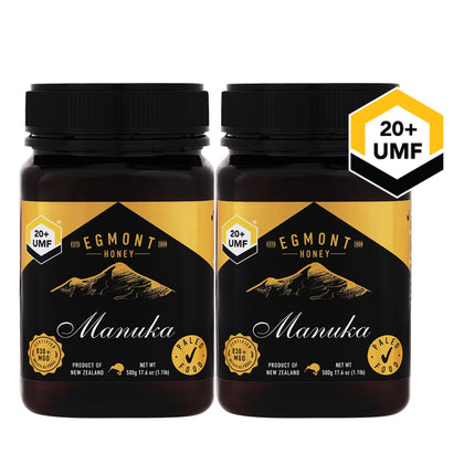EGMONT Manuka Honey UMF20+ 500g - Bundle of 2
