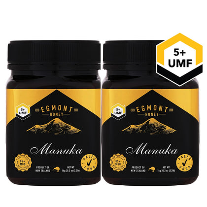 EGMONT Manuka Honey UMF5+ 1kg - Bundle of 2