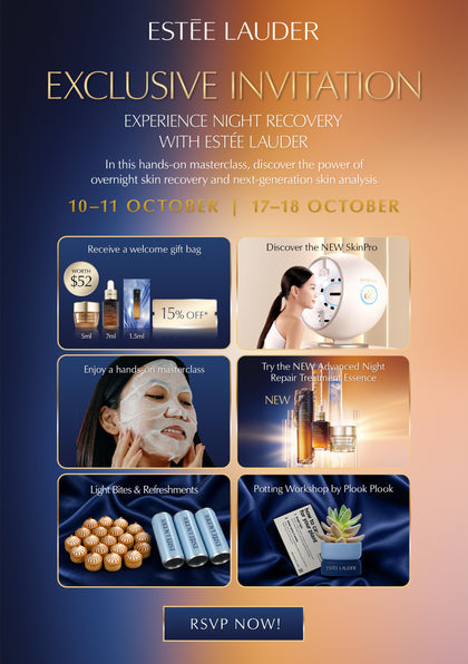 Estée Lauder Heroes Workshop (10 & 11 Oct 2026, 17 & 18 Oct 2026)
