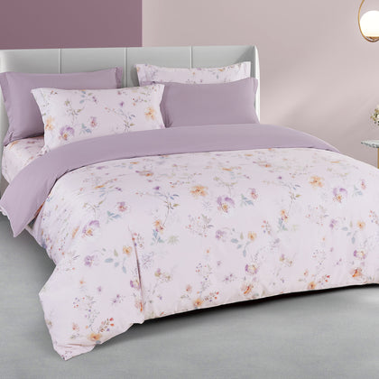 Epinova Printed Lyosilk Fitted Sheet Set / Bed Set
