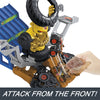 Hot Wheels Monster Truck Arena Smashers Mega Wrex VS Crushzilla Takedown Playset