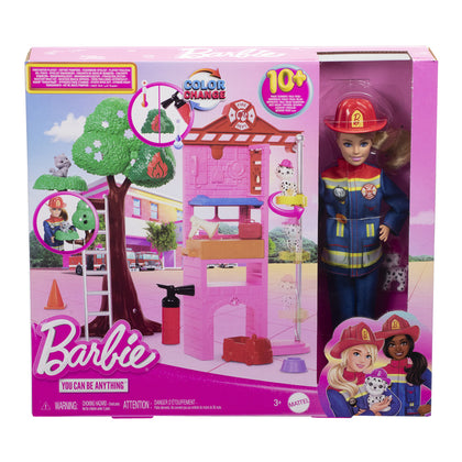 Barbie Firefighter Playset