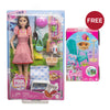 Barbie Pink Passport Paris Doll + FREE Furniture