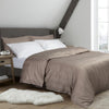 Eurotex Hotel Luxury 100% Egyptian Cotton Dobby Quilt Cover with Fitted Sheet Set (Single/Super Single/Queen/King)