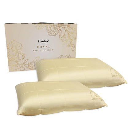 Eurotex Royal Golden Pillow (Bundle of 2)