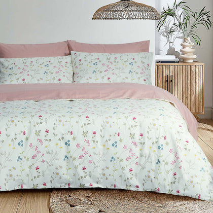 EUROTEX Loft Living 100% Printed Cotton Sateen Fitted Sheet / Bed Set