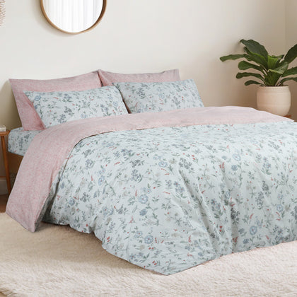 EUROTEX Loft Living 100% Printed Cotton (Fitted Sheet Set | Bed Set)