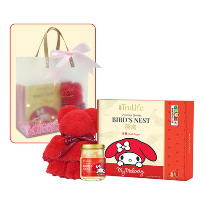 Trulife My Melody Premium Bird's Nest with Rock Sugar Gift Bag + Bear Towel - 6 btl x 70g