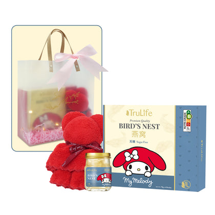Trulife My Melody Premium Bird's Nest with Sugar Free Gift Bag + Bear Towel - 6 btl x 70g