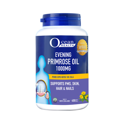 Ocean Health Evening Primrose Oil 1000mg 400 Softgels