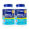 Ocean Health Omega - 3 Fish Oil 1000mg 250 Softgels - Bundle of 2