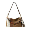 FION Monogram Latte PVC with Leather Crossbody and Shoulder Bag - Beige-Brown