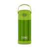 THERMOS  0.35L Stainless Steel Straw Bottle with Carry Handle - Lime