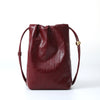 FION Leather Mobile Phone Bag - Maroon