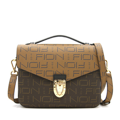 FION Minions Denim with Leather Shoulder Bag - Yellow / Black – OG Singapore