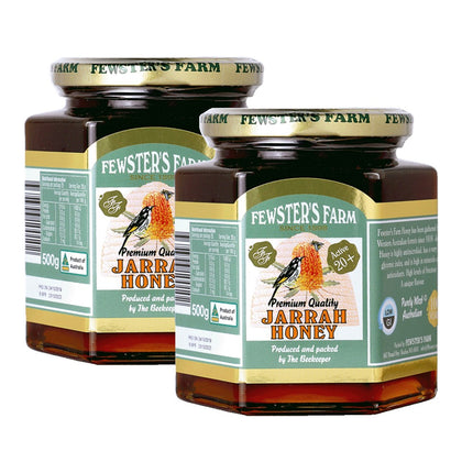 Fewster's Farm Jarrah Honey TA20+ 500g - Bundle of 2