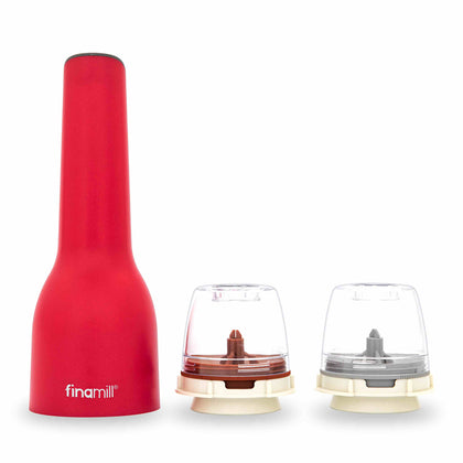 FINAMILL Rechargeable Spice Grinder with 2 Spice Pods