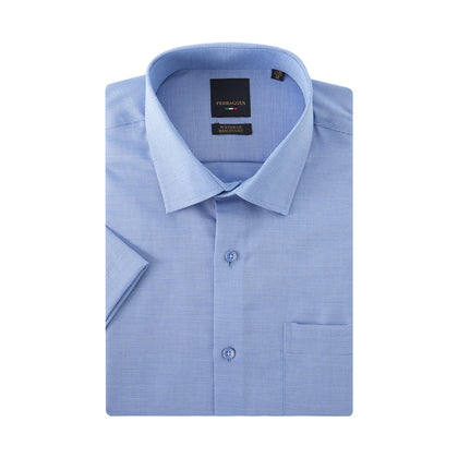 Ferraggus 100% Cotton Short Sleeved Shirt - Col B