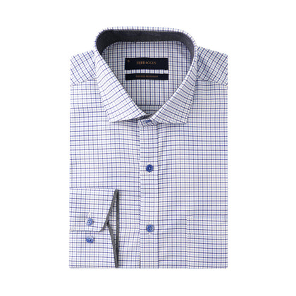 Ferraggus 100% Cotton Wrinkle Resistant Long-Sleeved Shirt - Col-A