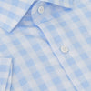 FERRAGUS 100% Cotton Wrinkle-Resistant Short-Sleeved Shirt - Blue