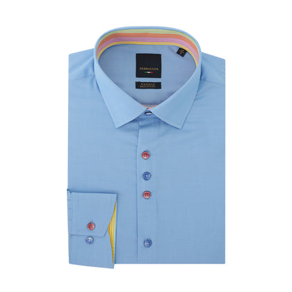 Ferraggus 100% Cotton Wrinkle Free Long-Sleeved Shirt