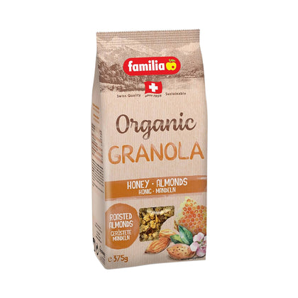 familia Organic Crunchy Granola - Honey & Almonds 375g