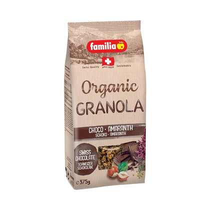 familia Organic Crunchy Granola - Swiss Chocolate & Amaranth 375g