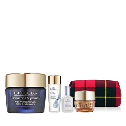 Estée Lauder Lift & Bounce Kit (Supreme + Night Power Bounce Crème 75ml + 4-pc gift)