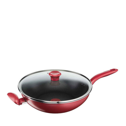 TEFAL So Chef 30cm Wok Pan with Lid