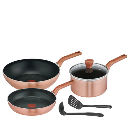 Tefal Cook & Shine 6-pc Cookware Set (G807S6)