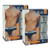 (Bundle of 2) GUS BEAR 100% Cotton Briefs (3-pc pack) - Navy/Red/Black