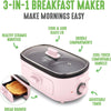 green chef 3-n-1 Breakfast Maker - Pink