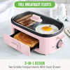 green chef 3-n-1 Breakfast Maker - Pink