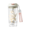 GERM Lily of The Valley Tritan Water Bottle 520ml - Pink