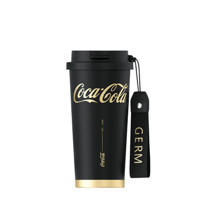 GERM x Coca Cola Classic Vacuum Flask with Strap 500ml - Black