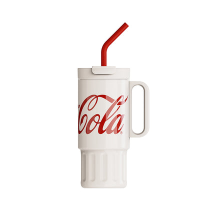 GERM x Coca Cola Jumbo Travel Mug with Handle 1200ml - White